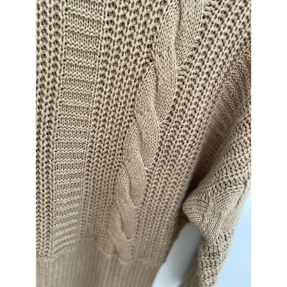 Derek Heart XL Cozy Cable Knit Sweater Dress - Picture 9 of 10